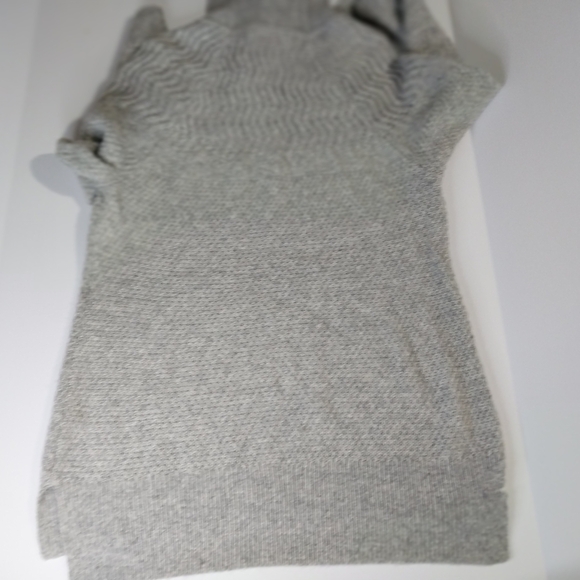 Calvin Klein Heather Gray Cowl Neck Sweater - Picture 5 of 11